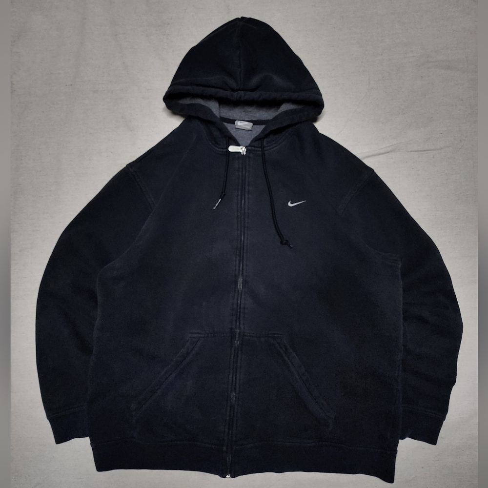 VTG Y2K Nike Mens Baggy Zip-Up Hoodie